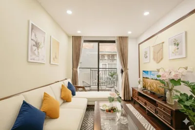 Căn hộ hai phòng ngủ có ban công — Lunaria 2 Bedroom Apartment - Cozy Family Stay